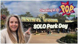 Animal Kingdom SOLO Morning & Pop Century Check-in