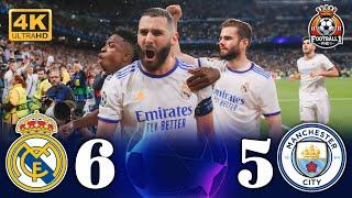 Rodrygo leads Real Madrid to the Historic remontada against Man City (6-5)Champions League ¦ 4k 