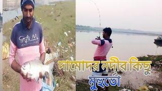 "Fish hunting at damodar river ll katla & rohu catch in damodar river ll katla fishing 2024