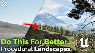 Do This For Better Procedural Landscapes in Unreal Engine 5.3 #unrealengine #ue5 #gamedev