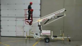 Trailer mounted aerial work platform, Matilsa Parma9