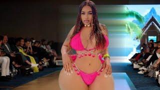 tiktok bigbank challenge | Enticing Curvy Plus Size Model - asmr fashion show lifestyle trends