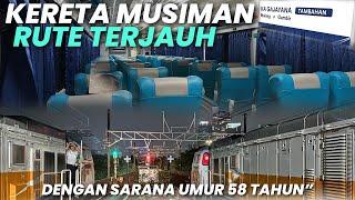 RUTE TERJAUH DAN TIKET TERMAHAL KERETA MUSIMAN‼️Naik KA Gajayana Tambahan Eksekutif Jakarta - Malang