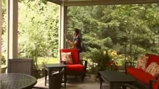 Manual Patio Retractable Screen  Stoett Screens