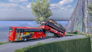 This bus can handle roads with any level of difficulty!! - Euro Truck Simulator 2