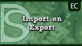 Examen economie - Import en export