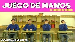 Videos musicales para niños con juegos de manos ritmicos en grupo