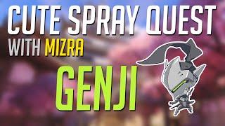 OVERWATCH Cute Spray Quest - Genji