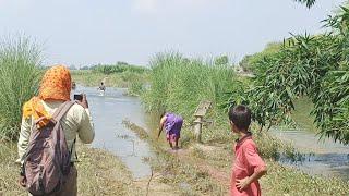 गांव में घुसा पानी महिलाओं का फुटा गुस्सा मचा बवाल#ghazipur_news #flood #gangaflood