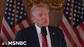 Trump unravels in Mar-a-Lago press conference, ranting about Kamala Harris crowd size