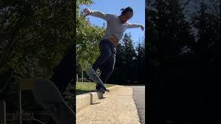 Practicing BS 5-0 #curb Stalls (#skateboardprogression #shorts)