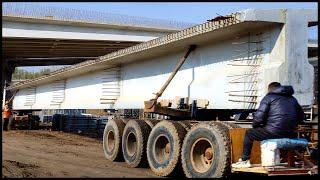 Amazing Modern Bridge Construction Process！Large-Scale Bridge Factory!