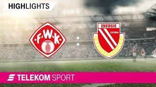 FC Würzburger Kickers - Energie Cottbus | Spieltag 4, 18/19 | Telekom Sport