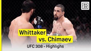 Robert Whittaker vs. Khamzat Chimaev | UFC 308 | DAZN Highlights