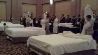 Bed Making Contest Four Seasons Hotel Riyadh