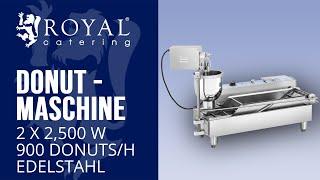 Donut-Maschine Royal Catering RCDM-6K | Produktpräsentation