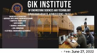 GIKI Undergraduate Admissions