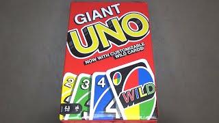 Giant UNO Card Game Opening