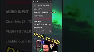 Push to talk on Xbox Game Bar (PC) #tutorials #pcgaming #partychat