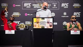 UFC 304: Pre-Fight Press Conference Highlights