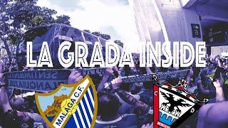 La grada inside | 4k | MALAGA VS MIRANDES | 2021/2022