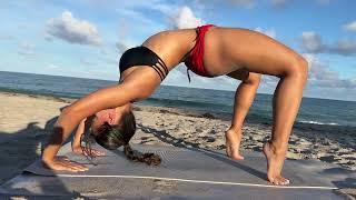 Bikini Beach Yoga!!!