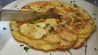 Quick & Easy Dinner Idea - Cheesy Fried Potatoes Recipe