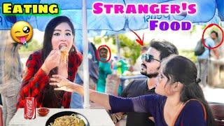 Eating Only STRANGER's Food for 24 Hours  *Couple Got Angry*  Shocking Reaction
