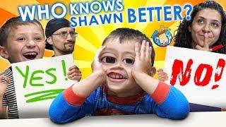 Who Knows Shawn Better  Mom vs. Chase (FV Family Challenge)