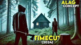 TIME CUT (2024) New Horror Movie Explained in Hindi | Survival Movie Explanation | Slasher Movie