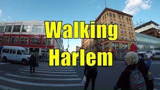 ⁴ᴷ Walking Tour of Harlem, Manhattan, NYC - 125th Street (Dr. Martin Luther King Jr. Boulevard)