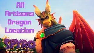 All Artisan Dragons Location and Dialogue | Dragon's Guide | Spyro Reignited Trilogy