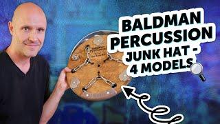 Baldman Percussion | Junk Hat OG | 2.0 | Big Mini | Mini Mini | Sound Demo