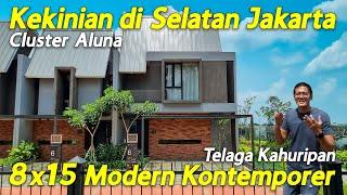Rumah Modern Tropis Idaman Milenial Cluster Aluna, Telaga Kahuripan