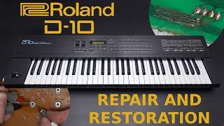 Vintage synth restoration - Roland D-10 from 1988