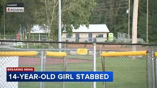 Teen girl stabbed at baseball game in Northwest Indiana, search underway for suspect, sheriff says