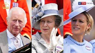 King Charles III rejoins Queen Camilla for Gold Cup procession at Royal Ascot Day 3!