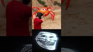  Молния Маквин ПОЖИРАТЕЛЬ vs Гигантский МАКВИН Пожиратель в ГТА 5 Моды! #trollface #gta5 #meme