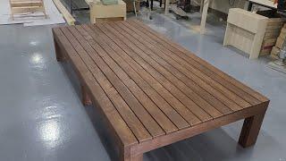 쉽게 구조목으로 만드는 평상 제작.How to make wooden bench.