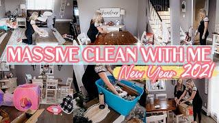 2021 MASSIVE CLEAN WITH ME-EXTREME CLEANING MOTIVATION-WHOLE HOUSE SPEED CLEANING MOTIVATION