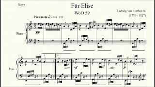 Für Elise (WoO 59)  - Ludwig van Beethoven - Piano Repertoire 7