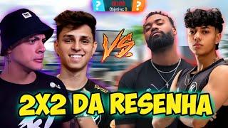 CEROL E NOBRU VS MANOMAX E GORILA! NO 2X2 DA RESENHA GURAS AMASSOU NOBRU E CEROL!