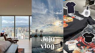 (eng) Jeju VLOG | Staycation at Grand Hyatt, shopping | Moschino, A.P.C, Diptyque, Chloe Unboxing