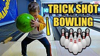 Bowling TRICK SHOT Challenge | Colin Amazing