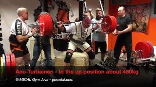 @ METAL Gym - Box squat with chains