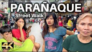 Super Exciting Walk in Parañaque Metro Manila Philippines [4K]