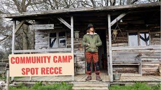 Van Camping On A UK Cowboy Ranch! - Future Community Camp Spot.