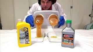 Pennzoil Platinum VS AMSOIL XL 0W-20 COLD Flow Oil Test