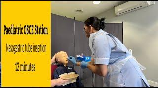 PAEDIATRIC OSCE Station: NGT insertion