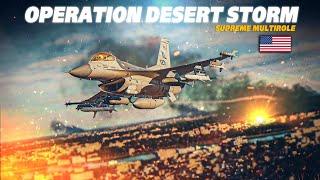 Operation Desert Storm | F-16C Viper Supreme Multirole | SEAD | Digital Combat Simulator | DCS |